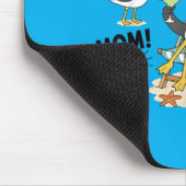 Lustige Strand-Mama-Möwe-Muttertag-Humor Mousepad (Ecke)