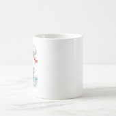 Lustige Strandwind-Postkarte mit Vogel Kaffeetasse (Mittel)