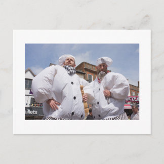 Lustige Straßenunterhalter als Köche (9812) Postkarte