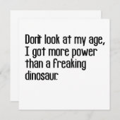 lustige, strenge Redewendungen im Alter Einladung (Vorne/Hinten)