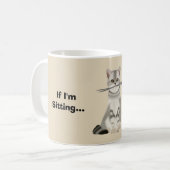 Lustige Stricker-Tasse Kaffeetasse (Vorderseite Links)