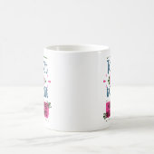 Lustige Strickphrase Stricken oder nicht stricken. Kaffeetasse (Mittel)
