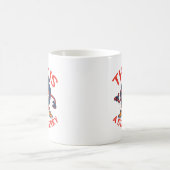 Lustige Stroberry-Masken-Fruchtkunst Kaffeetasse (Mittel)