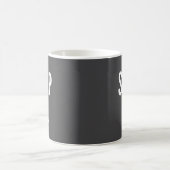 Lustige Stumpf-Lebensweisheit für Bein- oder Armam Kaffeetasse (Mittel)