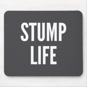 Lustige Stumpf-Lebensweisheit für Bein- oder Armam Mousepad