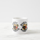 Lustige summende Burrito-Biene Espressotasse (Vorderseite)