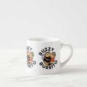 Lustige summende Burrito-Biene Espressotasse (Rechts)