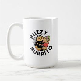 Lustige summende Burrito-Biene Kaffeetasse