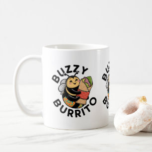Lustige summende Burrito-Biene  Kaffeetasse
