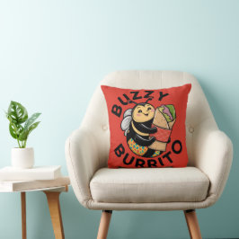 Lustige summende Burrito-Biene Kissen