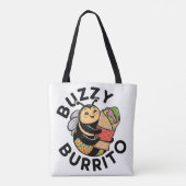 Lustige summende Burrito-Biene Tasche (Rückseite)
