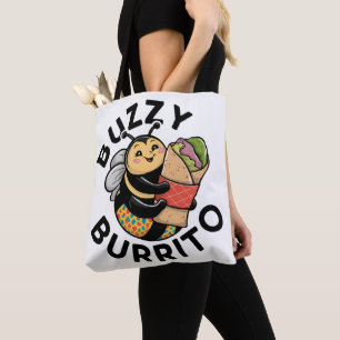 Lustige summende Burrito-Biene Tasche