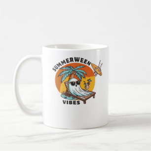 Lustige Summerween-Stimmung Skelett Sommerferien O Kaffeetasse