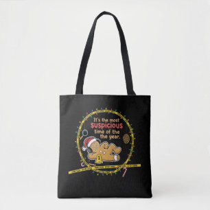 Lustige "Suspiciouseste Zeit des Jahres" Lebkuchen Tasche