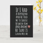 Lustige Süße Anime Karten Für Sie Mädchen Frauen H (Gelbe Blume)