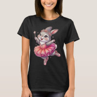 Lustige süße Ballerina-Häschen-Kunst-Hase-Ballett