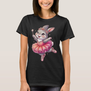 Lustige süße Ballerina-Häschen-Kunst-Hase-Ballett T-Shirt