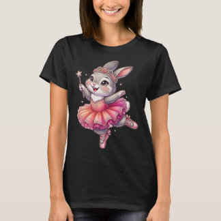Lustige süße Ballerina-Häschen-Kunst-Hase-Ballett T-Shirt