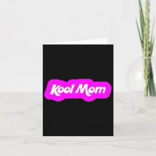 Lustige süße coole Mama Mutti lila Wolke Elterntei Karte
