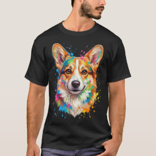 Lustige süße Corgi-Kunst für Männer Frauen Kinder T-Shirt