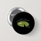 Lustige süße Frühjahrs-Pfeiferfrösche Seerosenblat Button (Vorne & Hinten)