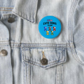Lustige süße Hunde Usa Welpen Team Button (Beispiel)