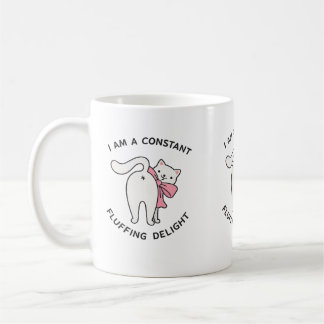 Lustige süße Katzen-Kaffeetasse | Katzenliebhaber- Kaffeetasse