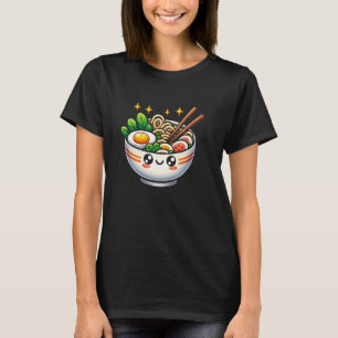 Lustige süße Ramen-Nudeln Japanisches Essen Ramen- T-Shirt