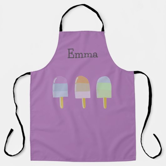 Lustige süße Schürze Eis Design (Vorderseite)