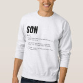 Lustige Sweatshirt-Definition Sweatshirt (Vorderseite)