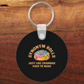 Lustige Synonym Brötchen Scherz Zimtschnecken Gram Schlüsselanhänger (Vorderseite)