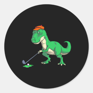 Lustige T Rex Dinosaurier Golf Geschenke Shirts Fü Runder Aufkleber