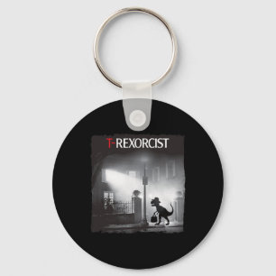 Lustige T-Rex-Horror-Parodie Dinosaurier Halloween Schlüsselanhänger