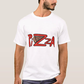 Lustige T-Shirt Pizza