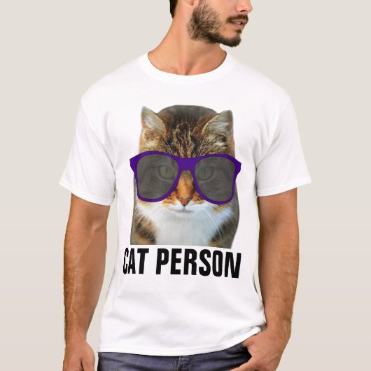 Lustige T - Shirts CAT-PERSON (Vorderseite)