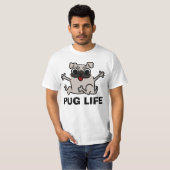 Lustige T - Shirts DES MOPS-LEBENS Hunde (Vorne ganz)