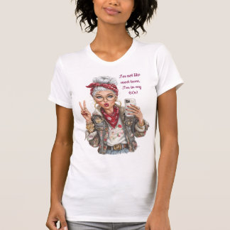 Lustige T-Shirts für ältere Frauen, personalisiert
