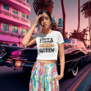Lustige T-Shirts für Damen PIZZA QUEEN