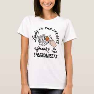 Lustige Tabellen Buchhalterin Rechnungswesen T-Shirt