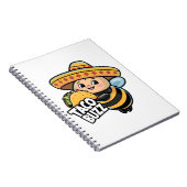Lustige Taco Buzz Hummel Notizblock (Rechte Seite)