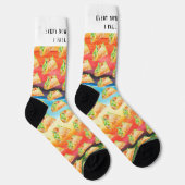 Lustige Taco-Socken | Hin und wieder falle ich aus Socken (Rechts)