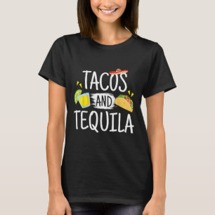 Lustige Tacos Und Tequila Mexikanischer Sombrero T T-Shirt