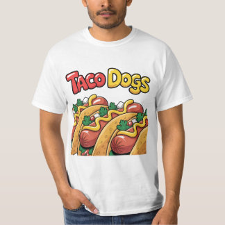 Lustige Tacos Y Una Cerveza Mexikanisches Essen Bi T-Shirt