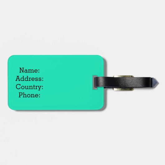 LUSTIGE TADELLOSE NEHMEN MEIN GEPÄCK TUN MEINE GEPÄCKANHÄNGER (Rückseite horizontal)