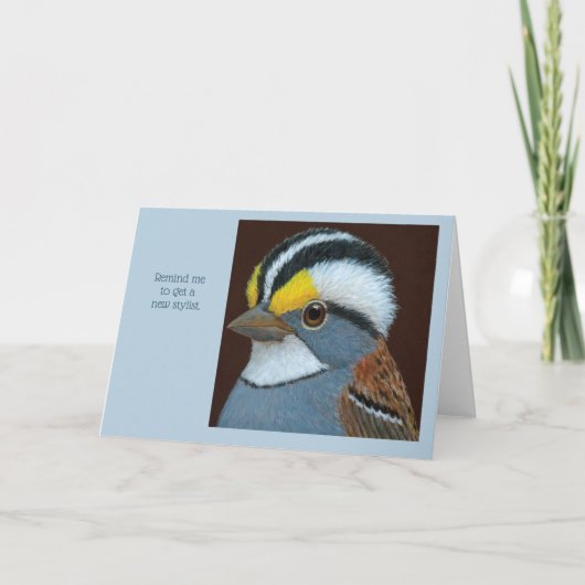 lustige Tageskarte Dankeskarte (Vorderseite)