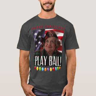 Lustige Tante Bethany Frohe Weihnachten Spiel Ball T-Shirt