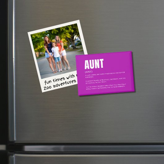 Lustige Tante Definition Magnet