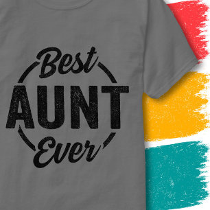 Lustige Tante Retro Vintage Zitat Beste Tante Alle T-Shirt