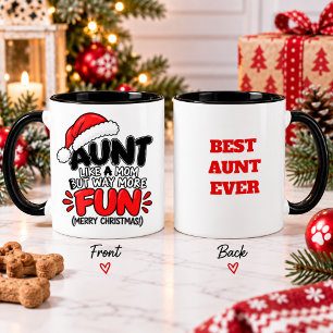 Lustige Tante Weihnachten Spaß Familien Feiertagsg Tasse