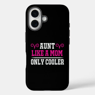 Lustige Tante Wie Eine Mutter Nur Cooler Geburtsta iPhone 16 Hülle
